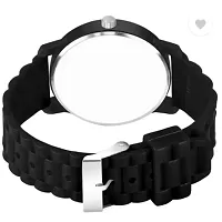 Stylish Black PU Analog Watch For Men-thumb3