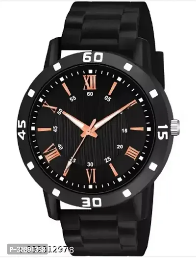 Stylish Black Analog Watches For Men-thumb0