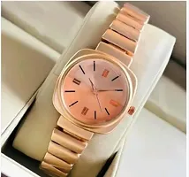 Miss Perfect Square Rose Dial Db Rose Belt Women Wrist Watch-thumb2