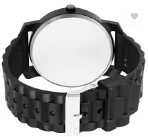 Stylish Black PU Analog For Men-thumb2