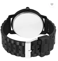 Stylish Black PU Analog Watch For Men-thumb3