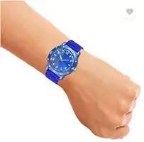 Stylish Blue PU Analog For Men-thumb4