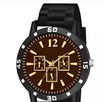 Stylish Black Analog Watches For Men-thumb1