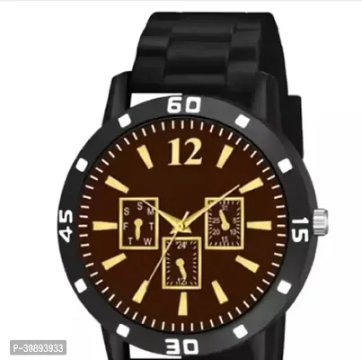 Stylish Black Analog Watches For Men-thumb2