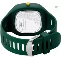 Stylish Green PU Analog Watch For Men-thumb2