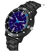 Stylish Blue PU Analog Watches For Men-thumb2