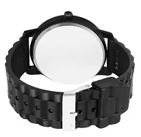 Stylish Black PU Analog Watches For Men-thumb1