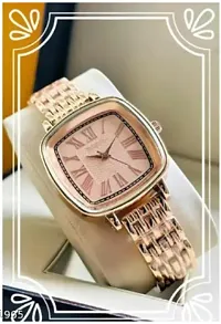 Stylish Metal Analog Watch For Women-thumb3