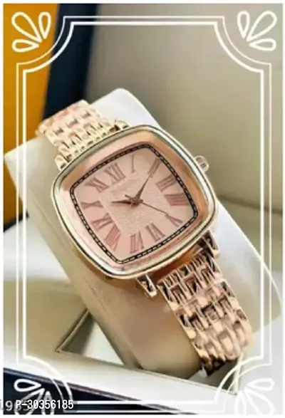 Stylish Metal Analog Watch For Women-thumb4