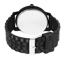 Stylish Black PU Analog Watch For Men-thumb2