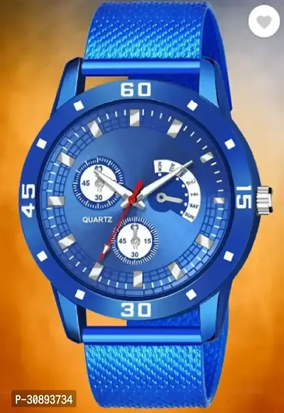 Stylish Blue Analog Watches For Men-thumb0