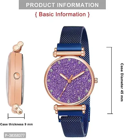 Stylish Metal Analog Watch For Women-thumb5