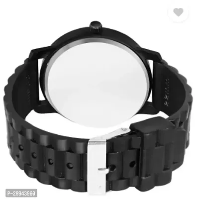 Stylish Black PU Analog For Men-thumb4