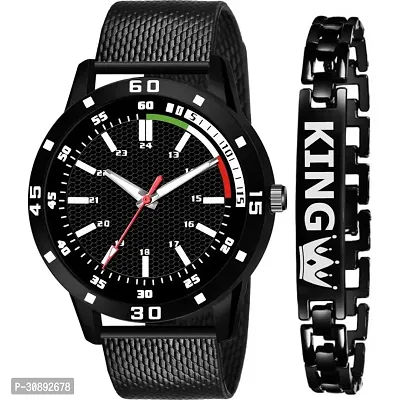 Stylish Black Analog Watches For Men-thumb0