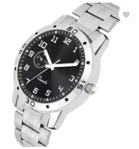 Stylish Black Metal Analog Watches For Men-thumb2