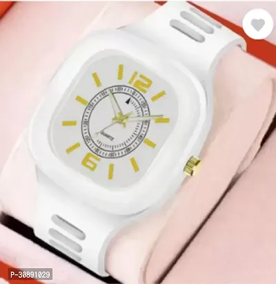 Stylish White Analog Watches For Men-thumb0