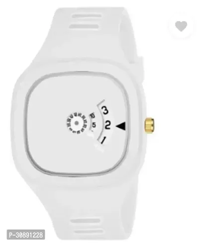 Stylish White Analog Watches For Men-thumb0