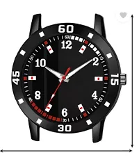 Stylish Black PU Analog Watches For Men-thumb2