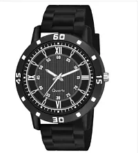 Stylish Black Analog Watches For Men-thumb1