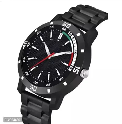 Stylish Black PU Analog For Men-thumb3