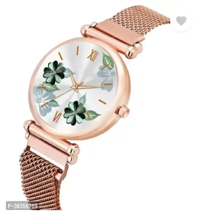 Stylish Metal Analog Watch For Women-thumb2