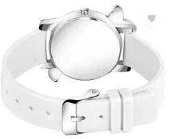 Stylish White PU Analog Watches For Women-thumb1