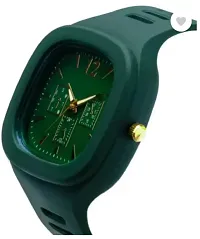 Stylish Green PU Analog Watches For Men-thumb2