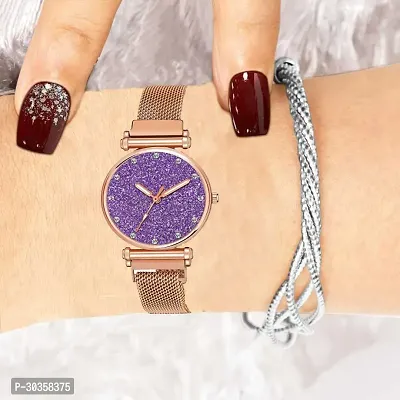 Stylish Metal Analog Watch For Women-thumb3