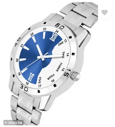 Stylish Blue Metal Analog Watches For Men-thumb3