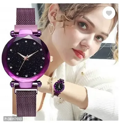 Stylish Metal Analog Watch For Women-thumb0