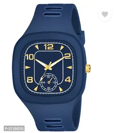 Stylish Blue PU Analog Watch For Men