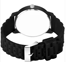 Stylish Black PU Analog For Men-thumb3