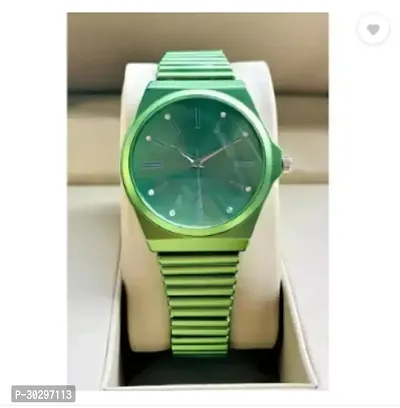 Stylish Green Metal Analog Watches For Women-thumb3