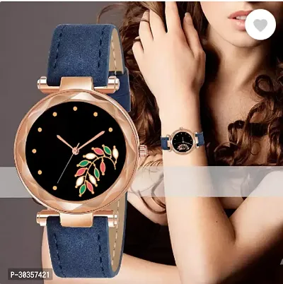 Stylish Genuine Leather Analog Watch For Women-thumb0