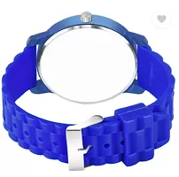 Stylish Blue PU Analog For Men-thumb4