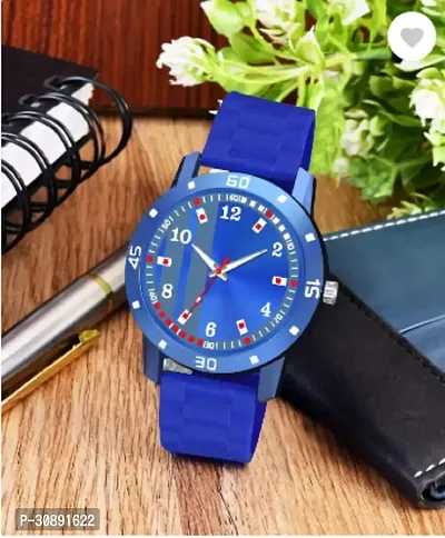 Stylish Blue Analog Watches For Men-thumb2