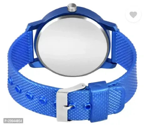 Stylish Blue PU Analog For Men-thumb3