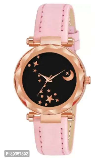 Stylish Genuine Leather Analog Watch For Women