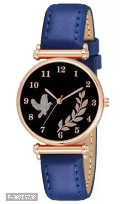 Stylish Genuine Leather Analog Watch For Women-thumb0