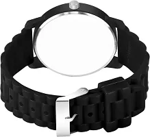 Stylish Black PU Analog For Men-thumb3