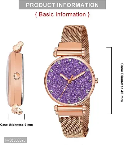 Stylish Metal Analog Watch For Women-thumb5