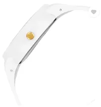 Stylish White PU Analog For Men-thumb1