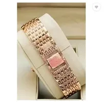 Stylish Golden Metal Analog Watches For Women-thumb3