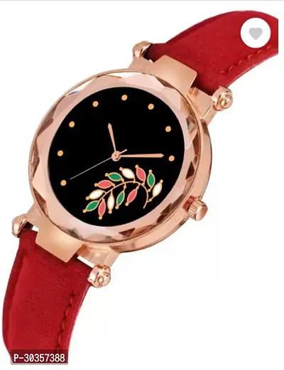 Stylish Genuine Leather Analog Watch For Women-thumb3