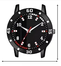 Stylish Black PU Analog Watch For Men-thumb2