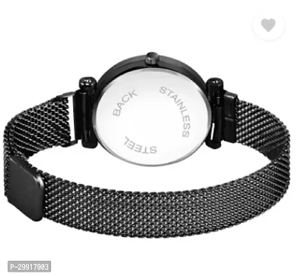 Stylish Black Metal Analog Watches For Women-thumb3