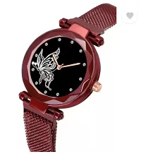 Stylish Metal Analog Watch For Women-thumb2