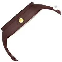 Stylish Brown PU Analog For Men-thumb1