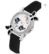 Stylish White PU Analog Watches For Women-thumb1