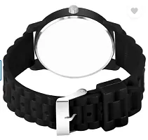 Stylish Black PU Analog For Men-thumb3